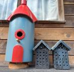 Uniek vogelhuisje inclusief 2 insectenhuisjes, Ophalen of Verzenden, Zo goed als nieuw