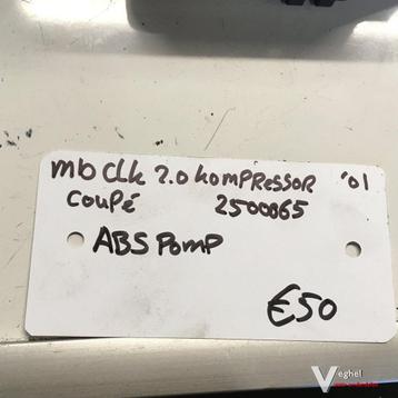 Mercedes CLK Cabrio 2.0 compressor 2000 wagennr 2500065  ABS beschikbaar voor biedingen