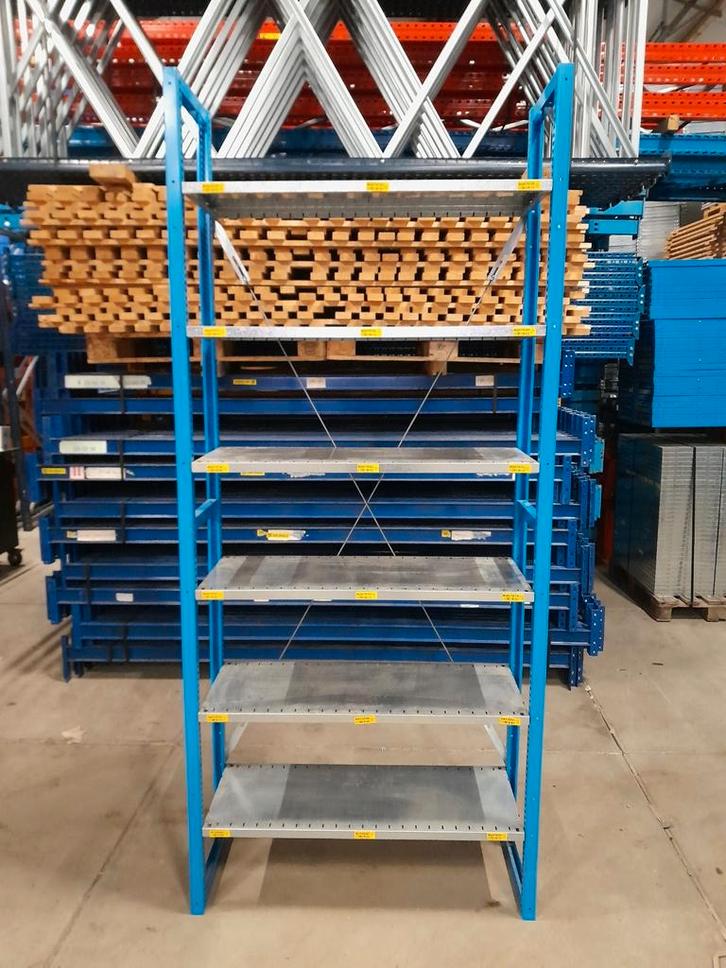Grote partij SSI Schäfer magazijnstelling vanaf 5meter., Zakelijke goederen, Kantoor en Winkelinrichting | Magazijn, Stelling en Opslag