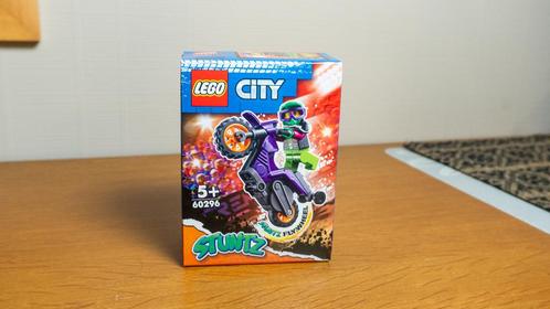 Lego City Stuntz Wheelie Stunt Bike 60296, nieuw, sealed, Enfants & Bébés, Jouets | Duplo & Lego, Neuf, Lego, Ensemble complet
