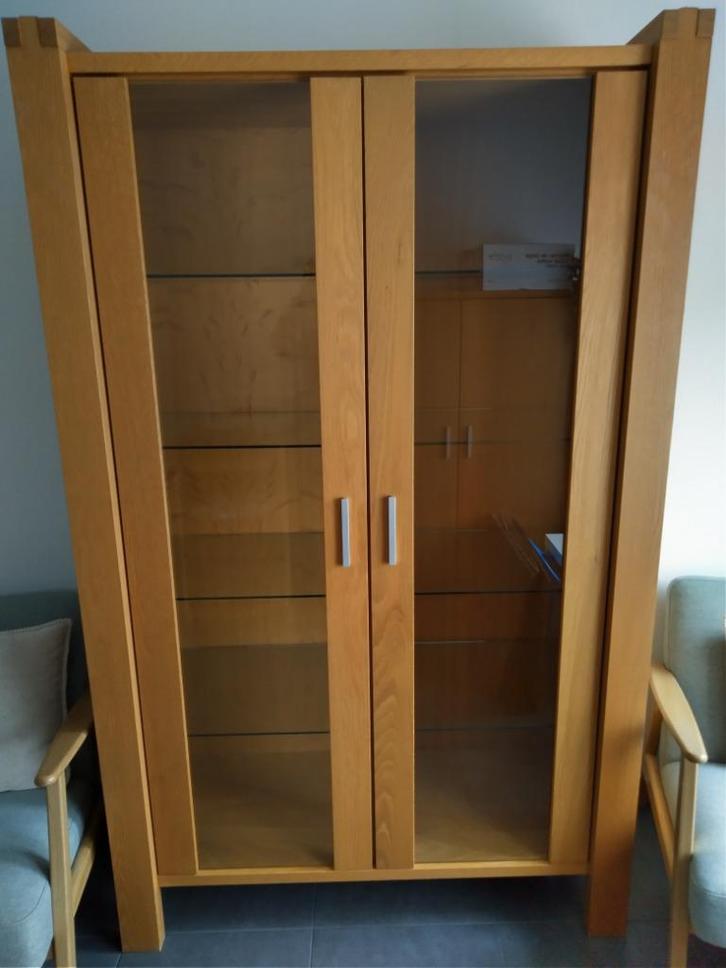 Eiken eetkamer, Huis en Inrichting, Complete eetkamers, Gebruikt, 4 tot 6 stoelen, Ophalen