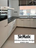 Siematic L keuken 245 x 274 cm hoogglans wit met apparatuur, Bois, Enlèvement, Utilisé, Blanc