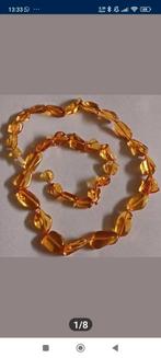 Litouwse honingkleurige amberkleurige halsketting, Ophalen of Verzenden, Nieuw
