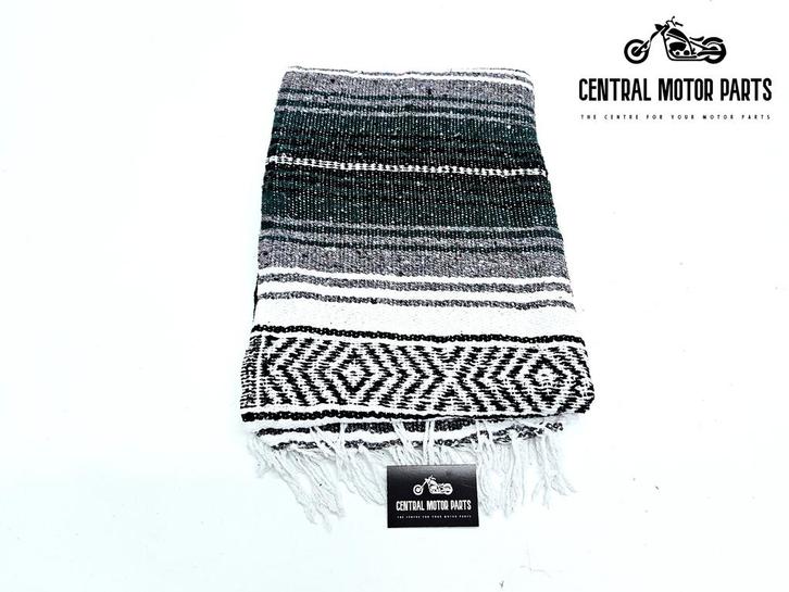 Mexicaanse Forest green en houtskool Deken, Motoren, Onderdelen | Harley-Davidson, Nieuw, Ophalen of Verzenden