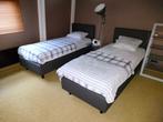 Dubbel bed of 2 enkele, Huis en Inrichting, Slaapkamer | Bedden, Ophalen, 200 cm, 160 cm, Nieuw