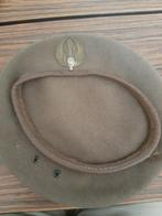 Beret et insigne 183 bataillon mécanisé., Collections, Enlèvement ou Envoi