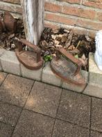Oude strijkijzers, Tuin en Terras, Tuinwanddecoratie, Ophalen of Verzenden