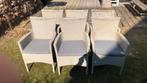 6 rotan stoelen, Tuin en Terras, Ophalen, Gebruikt, Rotan