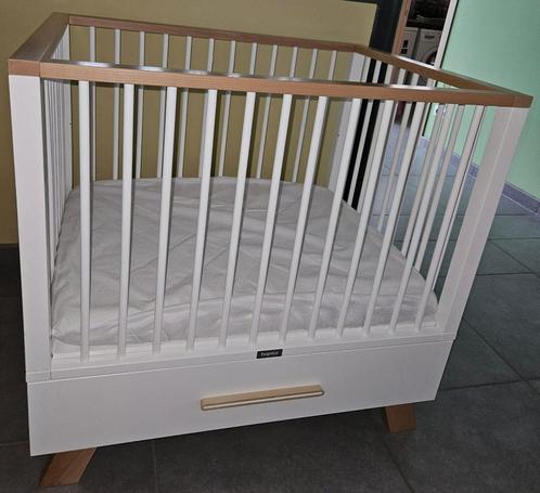 Box Bopita Lisa Wit/Naturel, Kinderen en Baby's, Babyparken, Zo goed als nieuw, Rechthoekig, In hoogte verstelbaar, Boxkleed, Lade