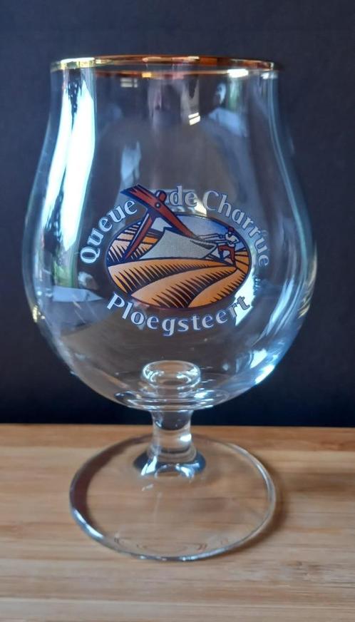 Queue de Charrue bierglas, Verzamelen, Biermerken, Zo goed als nieuw, Glas of Glazen, Overige merken, Ophalen of Verzenden