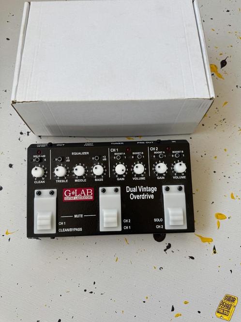 G Lab Dual Vintage Overdrive, Muziek en Instrumenten, Effecten, Zo goed als nieuw, Distortion, Overdrive of Fuzz, Ophalen of Verzenden
