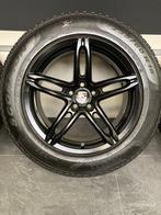 18” Porsche Macan velgen + winterbanden 5x112 TPMS breedset, Auto-onderdelen, Banden en Velgen, 18 inch, Gebruikt, -, -
