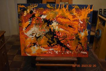 Serie nr. 25 over abstracte schilderijen, door joky kamo Pai