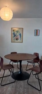 extensible table tulipe Eero Saarinen chaises tulipe, Maison & Meubles, Enlèvement ou Envoi, Rond, Verre