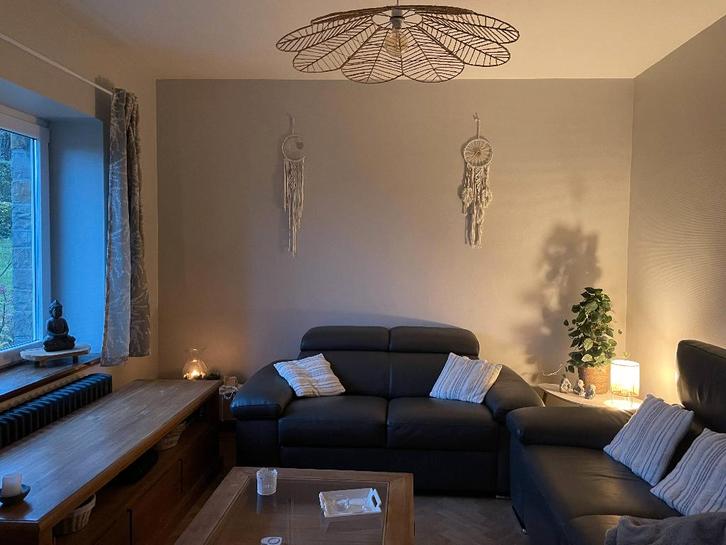 Canapé cuir 2 places, Maison & Meubles, Canapés | Salons, Comme neuf, Banc droit, Deux personnes, 150 à 200 cm, 100 à 125 cm, Cuir