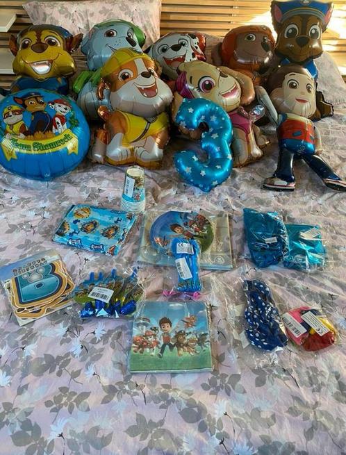 Déco anniversaire Paw Patrol, Kinderen en Baby's, Speelgoed | Actiefiguren, Nieuw, Ophalen