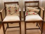 3 prachtige houten stoelen, Drie, Wit, Zo goed als nieuw, Hout
