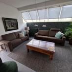 Tweezit en driezit kwaliteitssalon, Ophalen, Gebruikt, Driepersoons, 75 tot 100 cm