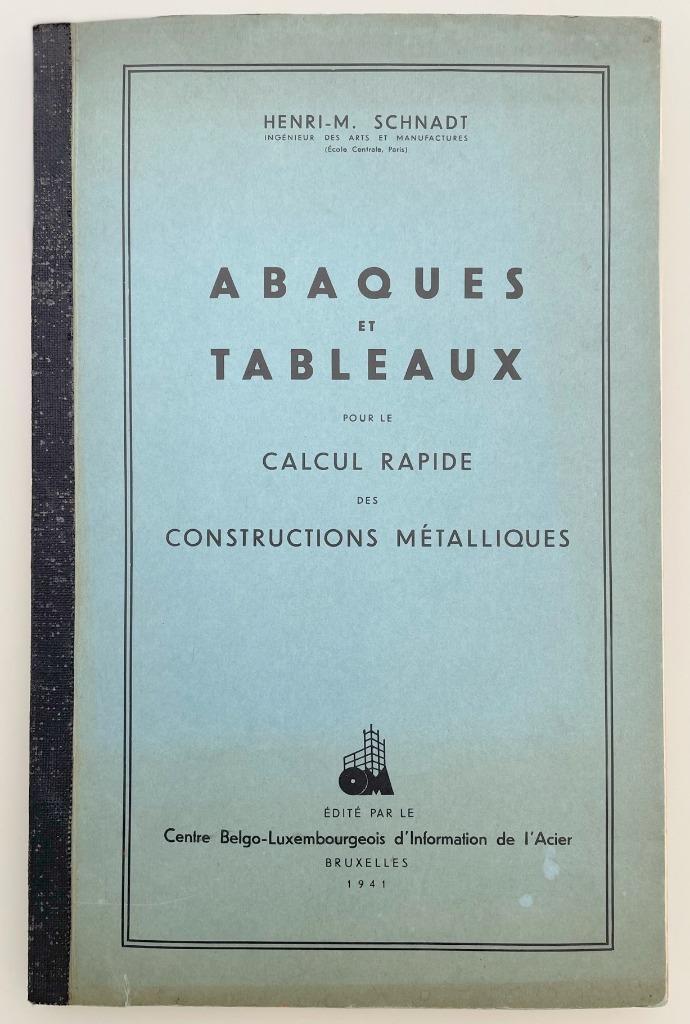 Abaques et Tableaux pour le calcul  rapide des constructions, Boeken, Wetenschap, Ophalen of Verzenden