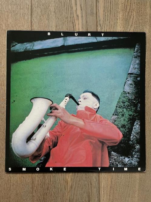 BLURT - Smoke Time * Ted Milton * new wave jazz * TOPSTAAT, Cd's en Dvd's, Vinyl | Rock, Zo goed als nieuw, Alternative, 12 inch