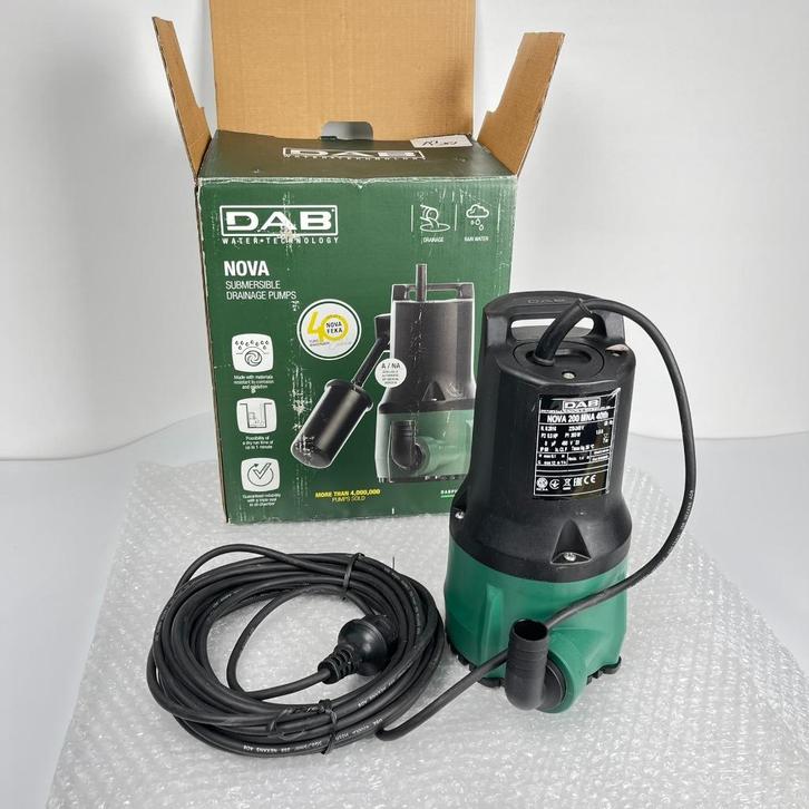 DAB Nova 200 M-NA Dompelpomp – Submersible Drainage Pump, Tuin en Terras, Waterpompen, Nieuw, Handmatig, Dompelpomp, Ophalen of Verzenden