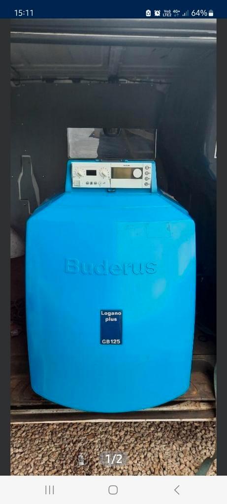 Buderus condensatie-olie 30kw +Sanitaire buderus 160liter, Doe-het-zelf en Bouw, Verwarming en Radiatoren, Zo goed als nieuw, Cv-ketel of Combi-ketel
