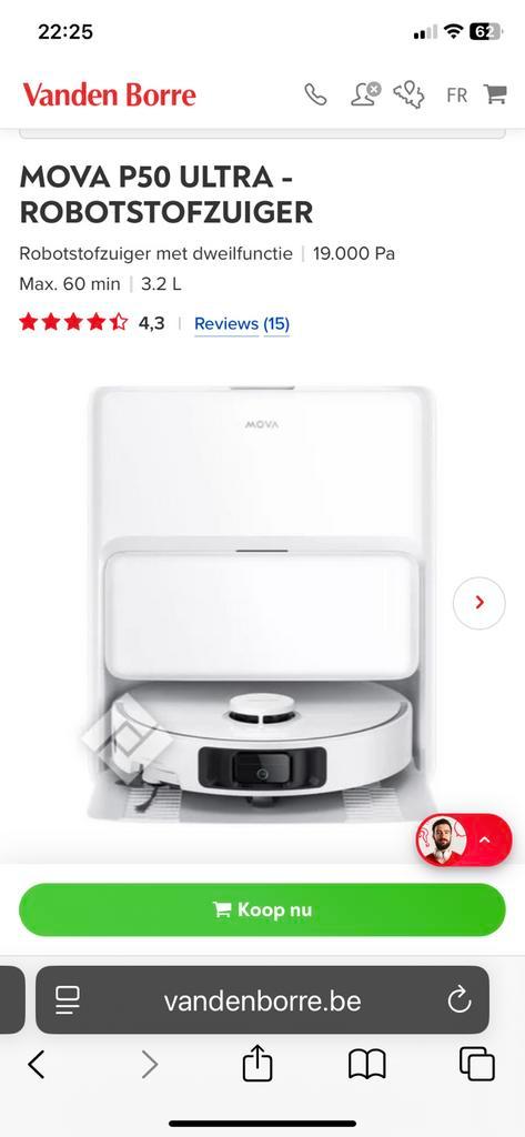 Dreame Mova P50 Ultra robotstofzuiger, Elektronische apparatuur, Stofzuigers, Nieuw, Stofzuiger, Stofzak, Ophalen