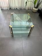 Originele Peter Ghyczy Glazen Salontafel – Vintage, Ophalen, Gebruikt, 50 tot 100 cm, 50 tot 75 cm
