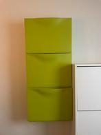 Felgroene schoenkastjes, Huis en Inrichting, Ophalen, Zo goed als nieuw