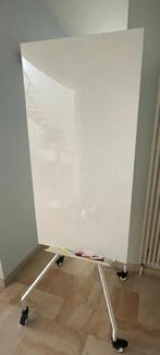 Whiteboard/prikbord met wielen, wit, 70x180 cm, Ophalen, Gebruikt, Magneetbord