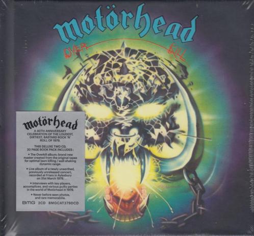 CD NEW: MOTÖRHEAD - Overkill (40th anniversary edition), CD & DVD, CD | Hardrock & Metal, Neuf, dans son emballage, Enlèvement ou Envoi