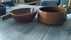 Set van 2 houten saladeschalen, Huis en Inrichting, Ophalen