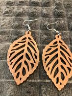 Boucles d'oreilles fantaisie en bois, Enlèvement ou Envoi, Neuf