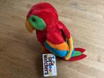 Vintage Plush Parrot Polly Macaw Bird  jaren ‘80  DAKIN, Kinderen en Baby's, Speelgoed | Knuffels en Pluche, Nieuw, Ophalen