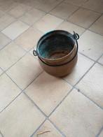 antieke geel koperen  pot, Ophalen, Koper