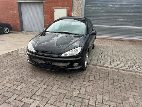 Peugeot 206 1.6 16V 109pk Gentry 3D 2002 Zwart, ZELDZAAM, Auto's, Peugeot, Bedrijf, ABS, Airbags, Alarm, Boordcomputer, Centrale vergrendeling