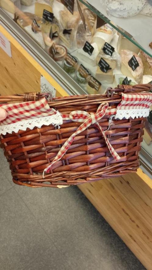 Lot de 32 Panier en osier pour panier garnie, Huis en Inrichting, Woonaccessoires | Schalen en Manden, Nieuw, Mand, Ovaal, Riet