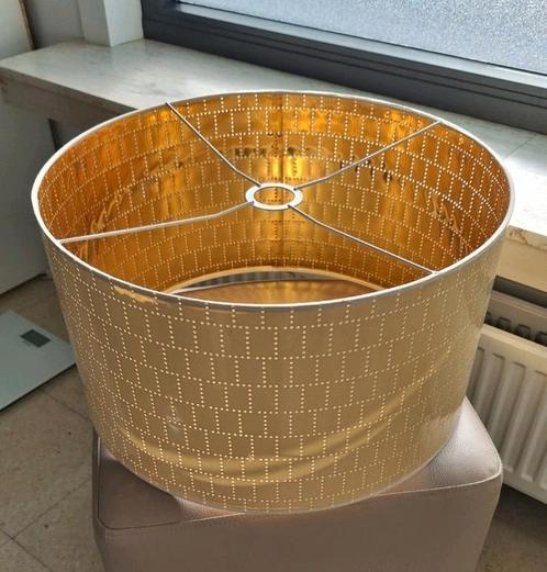 Salt&Pepper Creme/Goude lampenkap, Huis en Inrichting, Lampen | Lampenkappen, Zo goed als nieuw, Ophalen of Verzenden