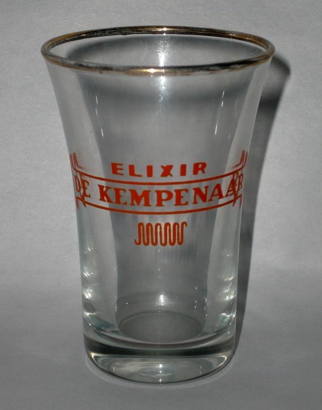 JENEVERGLAASJE ELIXIR DE KEMPENAAR STOKERIJ NEEFS, ANTWERPEN, Collections, Marques & Objets publicitaires, Comme neuf, Ustensile