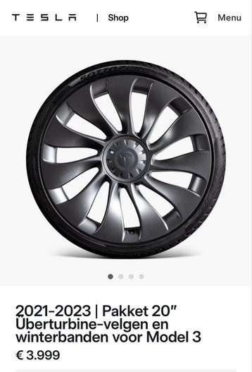 Tesla Model 3 Performance Überturbine 20inch, Neuf, Pneus et Jantes, Pneus hiver, Véhicule de tourisme