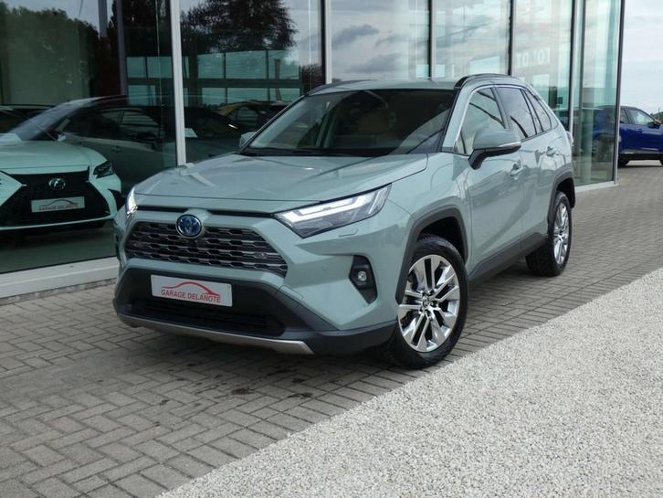 Toyota RAV4 hybrid AWD Premium +Zetelventilatie LEDER Trekha, Auto's, Toyota, Bedrijf, Te koop, Rav4, 360° camera, 4x4, ABS, Achteruitrijcamera