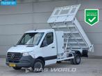 Mercedes Sprinter 514 CDI Kipper met kist 3.5T trekhaak Airc, Te koop, 3500 kg, Gebruikt, Stof