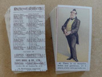 Dickens Gallery complete set 50 chromos REPRO 1989 beschikbaar voor biedingen