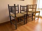vintage bobbin hoekstoel / stoeltje, Antiek en Kunst, Ophalen of Verzenden