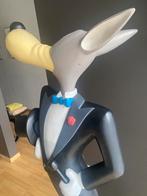 Levensgrote cartoon van elegante wolf in maatpak, Antiquités & Art, Art | Sculptures & Bois, Enlèvement