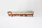 Vintage Deense Mid century sofa massief teak Olsen Laursen, Antiek en Kunst, Ophalen