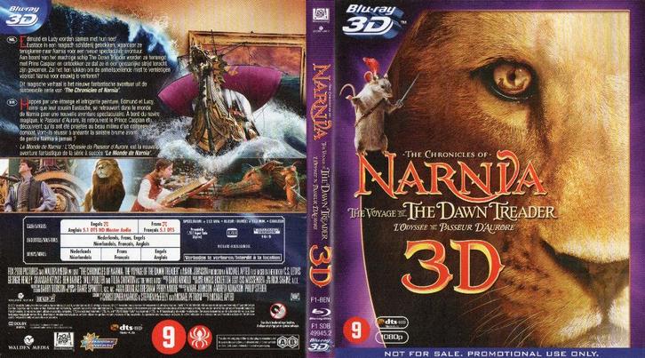 le monde de narnia 3 (blu-ray 3D + blu ray) neuf, CD & DVD, Blu-ray, Comme neuf, Science-Fiction et Fantasy, 3D, Enlèvement ou Envoi