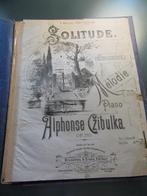 partition Solitude mélodie pour piano Alphone Czibulka op285, Musique & Instruments, Partitions, Enlèvement, Utilisé, Piano