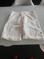 Bermuda blanc en lin taille 34, Kleding | Heren, Ophalen of Verzenden, Wit, Zo goed als nieuw