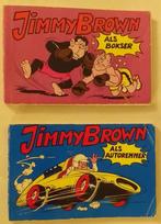 Jimmy Brown als autorenner + Jimmy Brown als bokser (1973), Livres, BD, Utilisé, Enlèvement ou Envoi